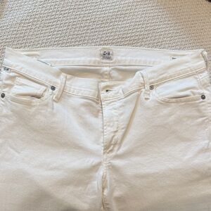 Citizens of Humanity Elson Medium Rise Straight Leg Men's Cream Jeans